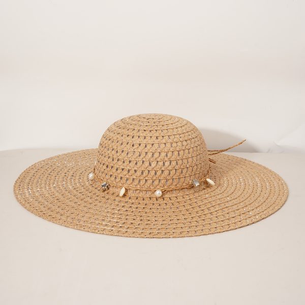 Paper Braid Floppy hat style